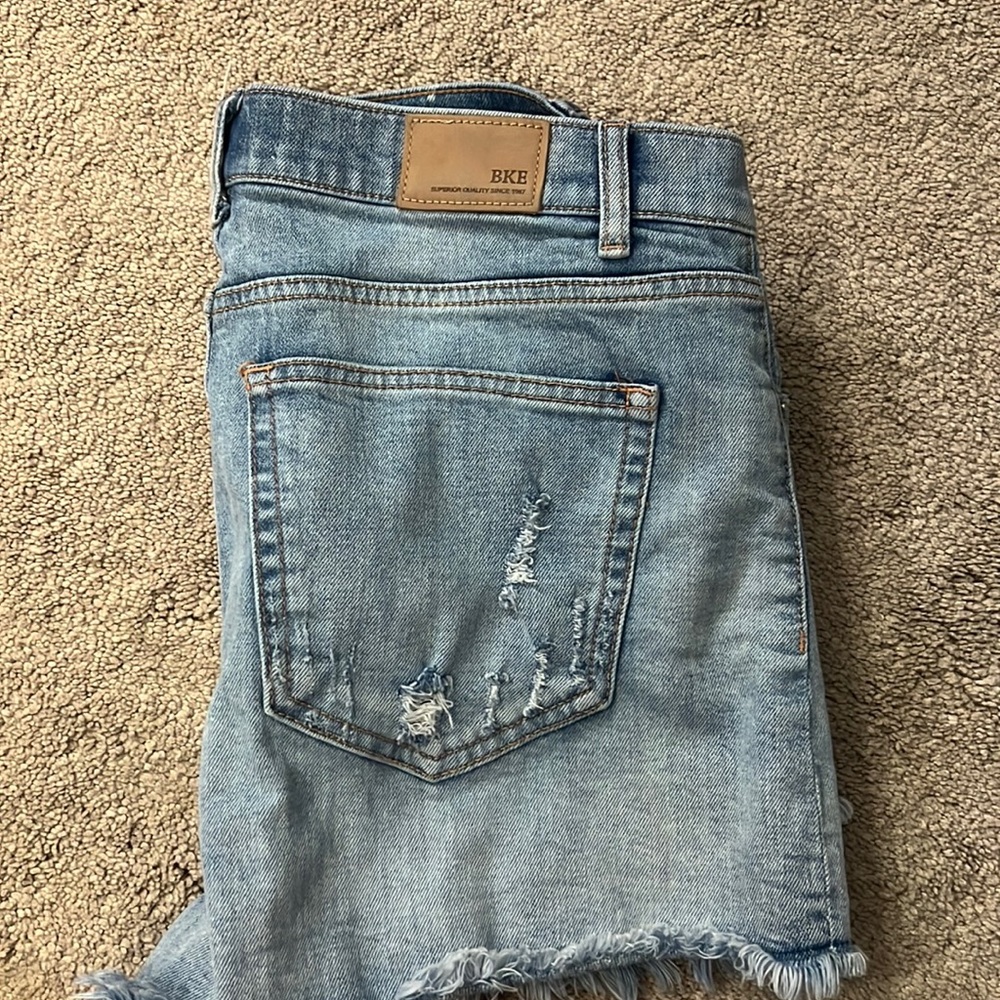 Buckle Jean Shorts